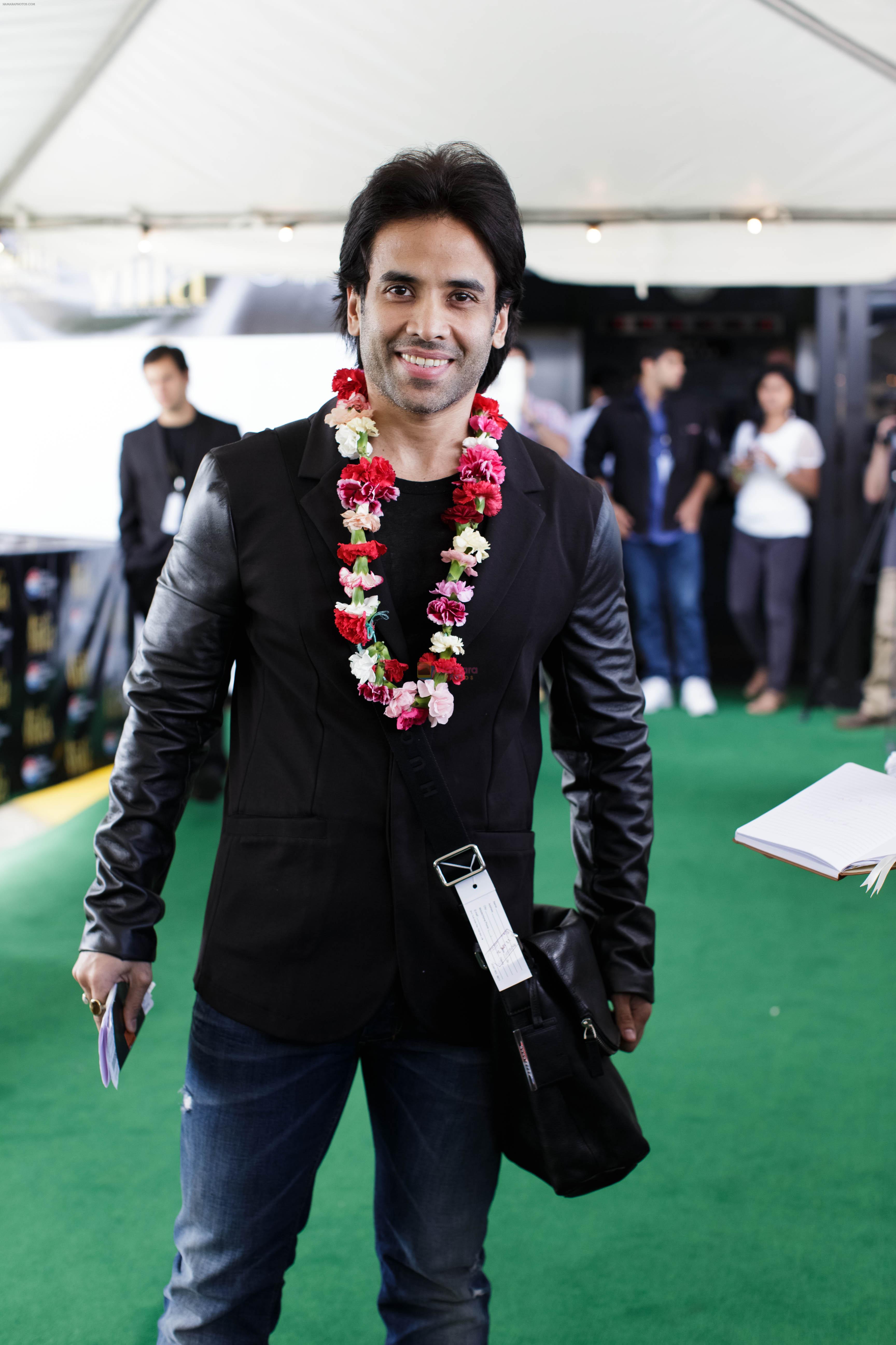 Tusshar Kapoor arrives at Tampa International Airpot on 24th April 2014 for IIFA