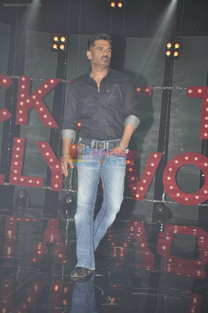 Sunil Shetty on the sets of NDTV Prime's Ticket to bollywood in Mumbai on 25th April 2014