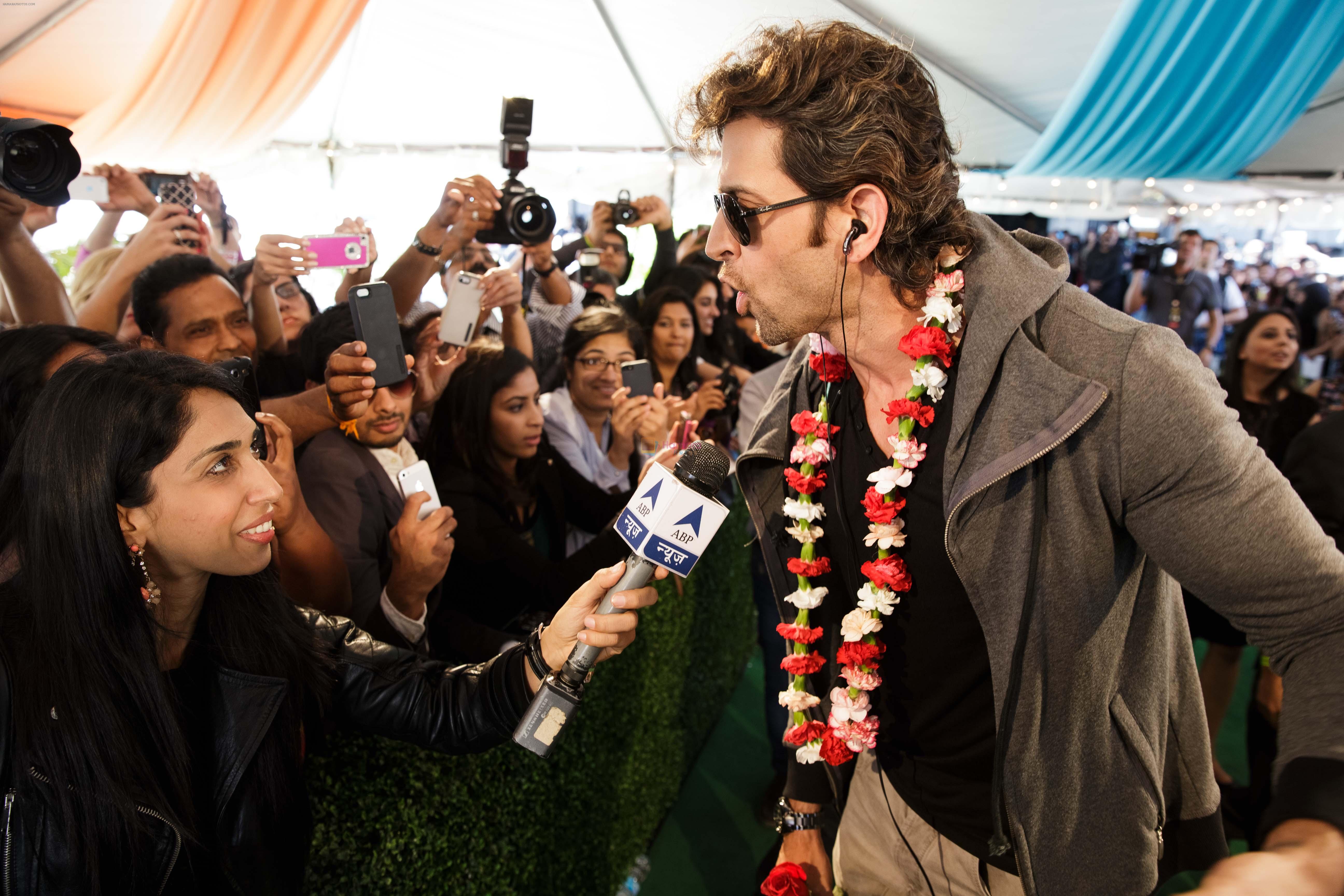 Hrithik Roshan arrives at Tampa International Airpot on 25th April 2014 for IIFA