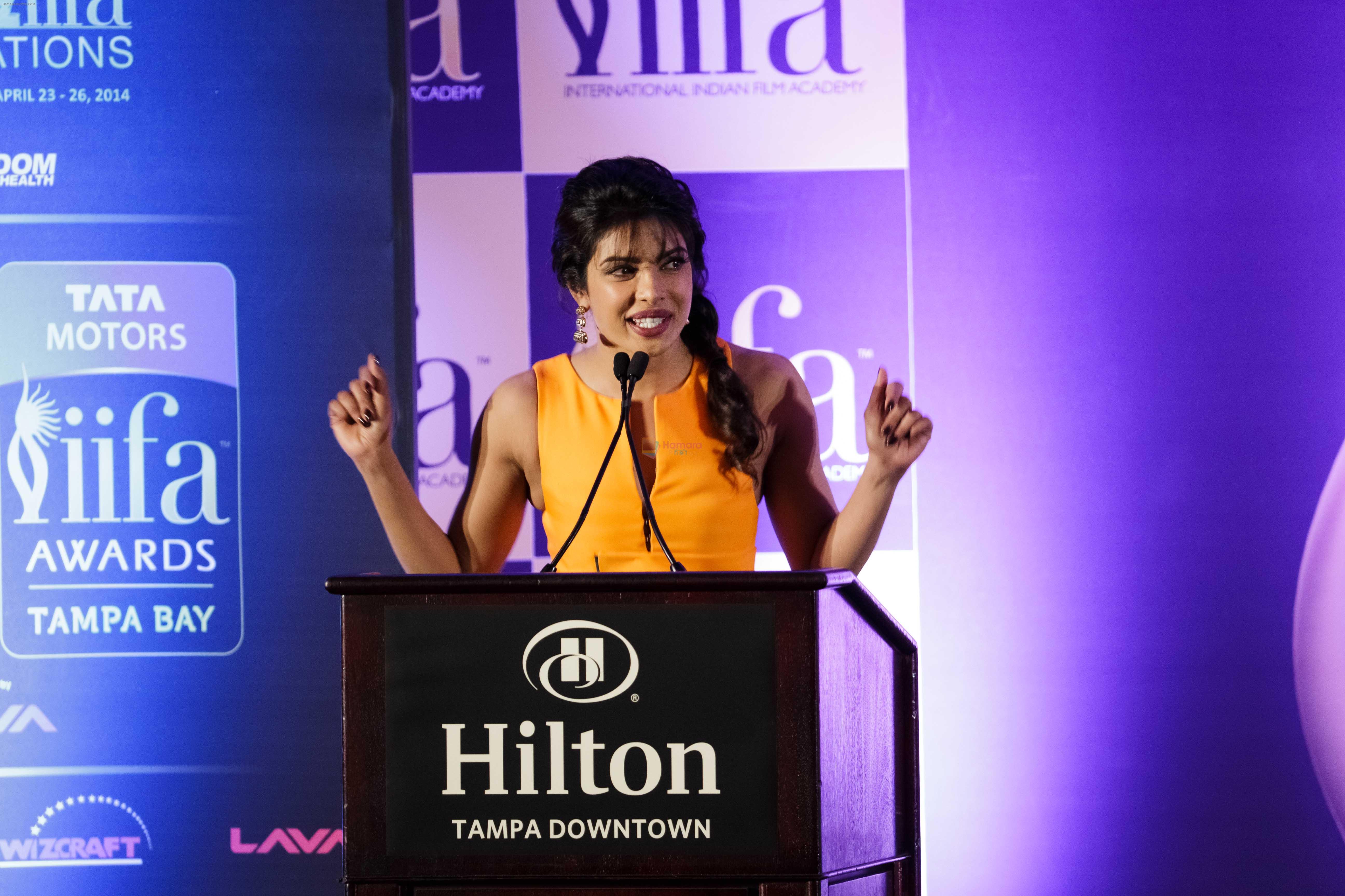 Priyanka Chopra at IIFA Weekend Opening Press Conference in Hilton Downtown Hotel on 24th April 2014