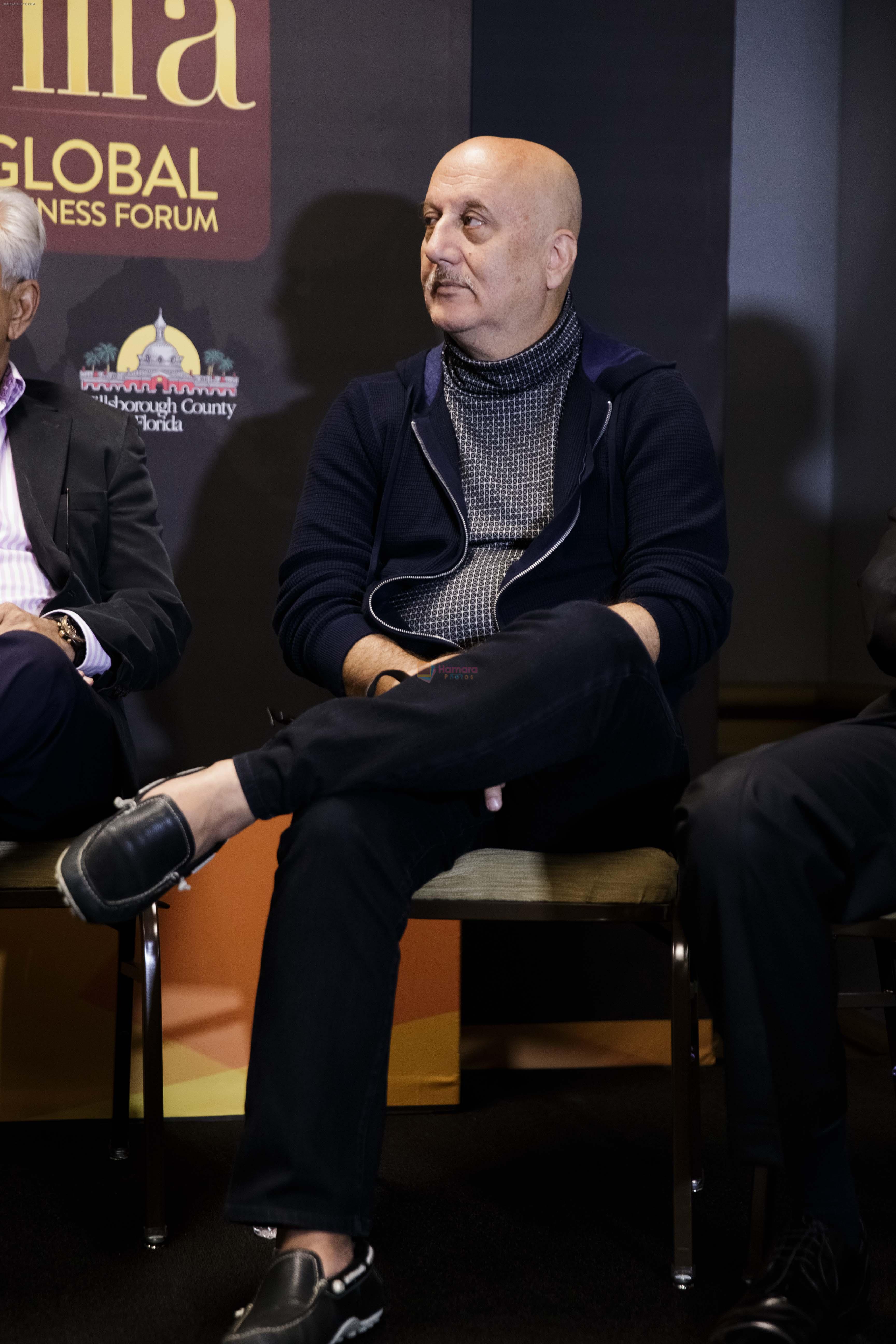 Anupam Kher at FICCI-IIFA Global Business Forum in Tampa Convention Centre on 25th April 2014