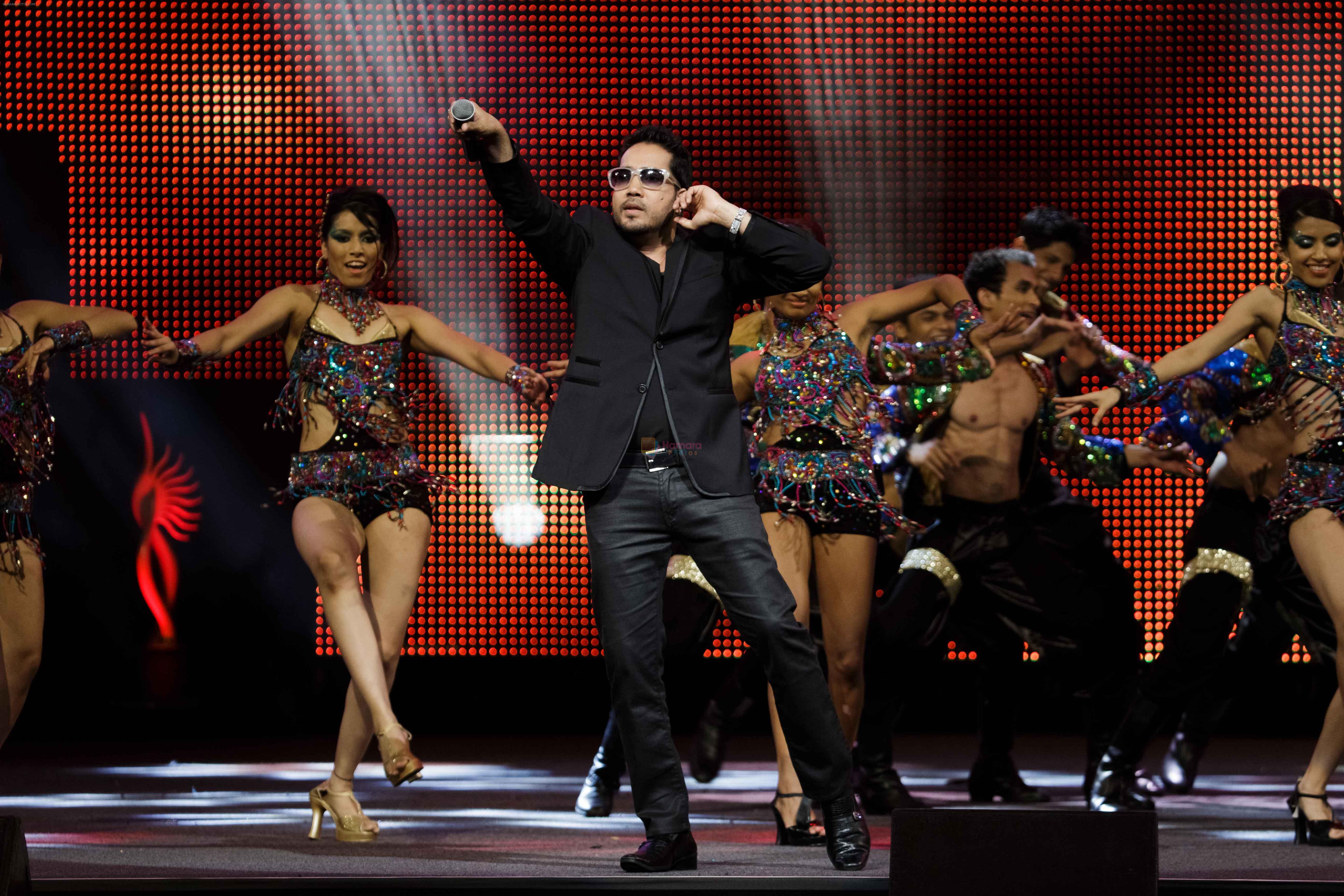 Mika Singh at IIFA Magic of the Movies in Mid Florida Credit Union Amphitheater on 25th April 2014