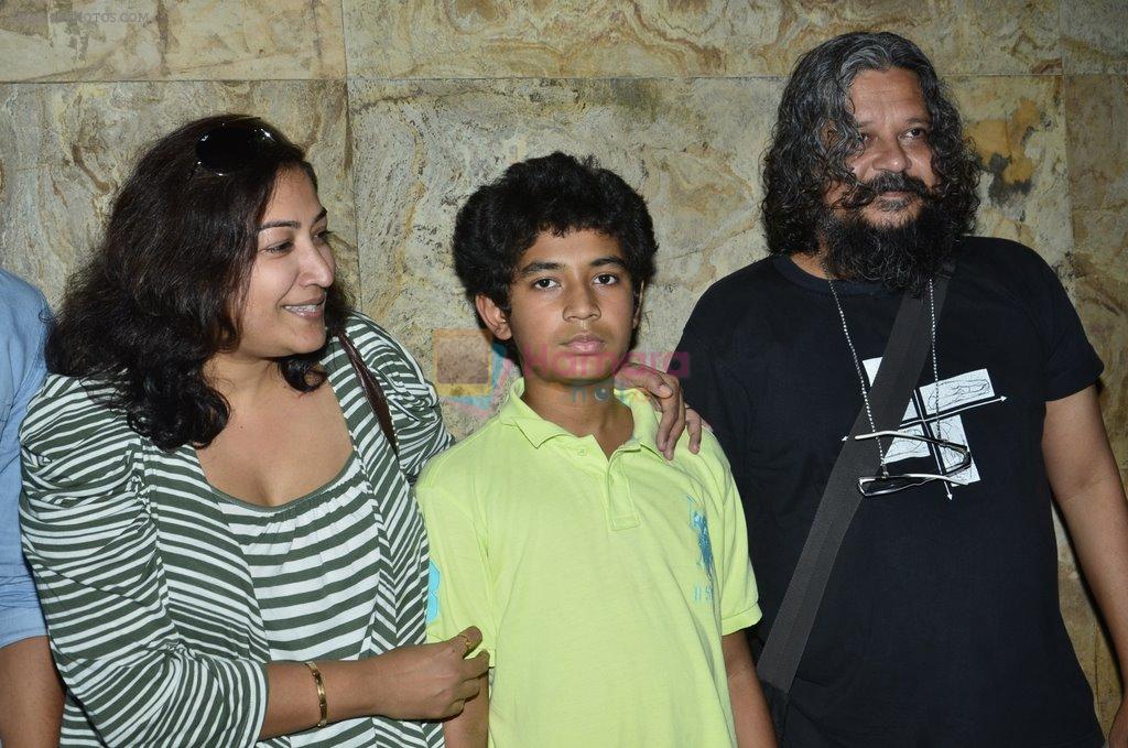 Amole Gupte, Deepa Bhatia, Partho Gupte at the Special Screening of Hawaa Hawaai in Lightbox, Mumbai on 29th April 2014