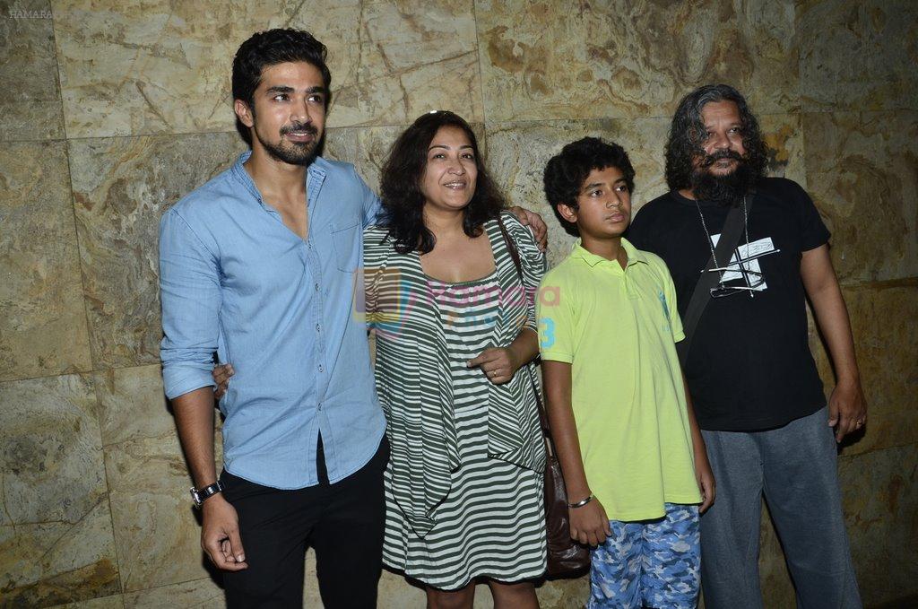 Amole Gupte, Saqib Saleem, Deepa Bhatia, Partho Gupte at the Special Screening of Hawaa Hawaai in Lightbox, Mumbai on 29th April 2014