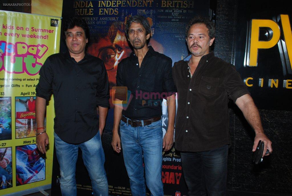 Raj Zutshi, Vijay Raaz at the Premiere of Kya Dilli Kya Lahore in Mumbai on 30th April 2014