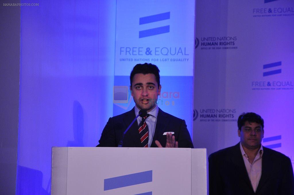 Imran Khan at United Nations (UN) Free and Equal Campaign launches her song on LGBT in Mumbai on 30th April 2014