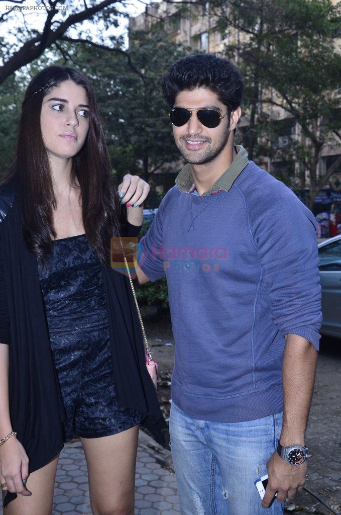 Tanuj Virwani, Izabelle Leite at the Interview for the film Purani Jeans in Mumbai on 30th April 2014