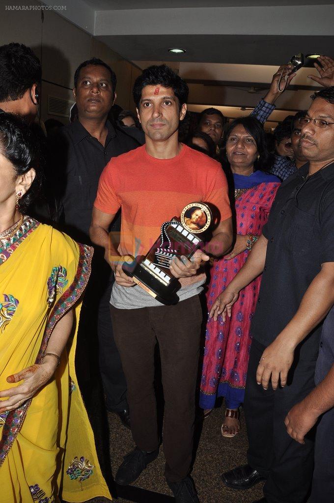 Farhan Akhtar at dadasaheb Phalke Awards in Mumbai on 30th April 2014