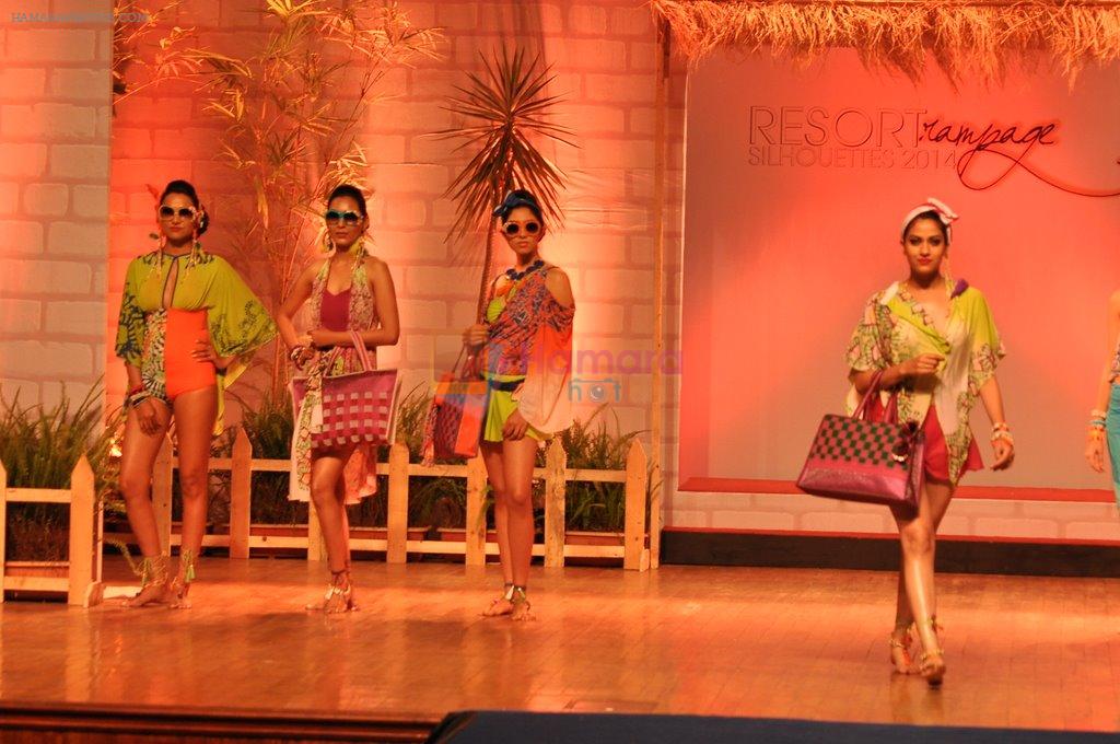 at B D Somani's Resort Rampage Silhouttes 2014 fashion show by Wendell Rodrigues in Mumbai on 4th May 2014