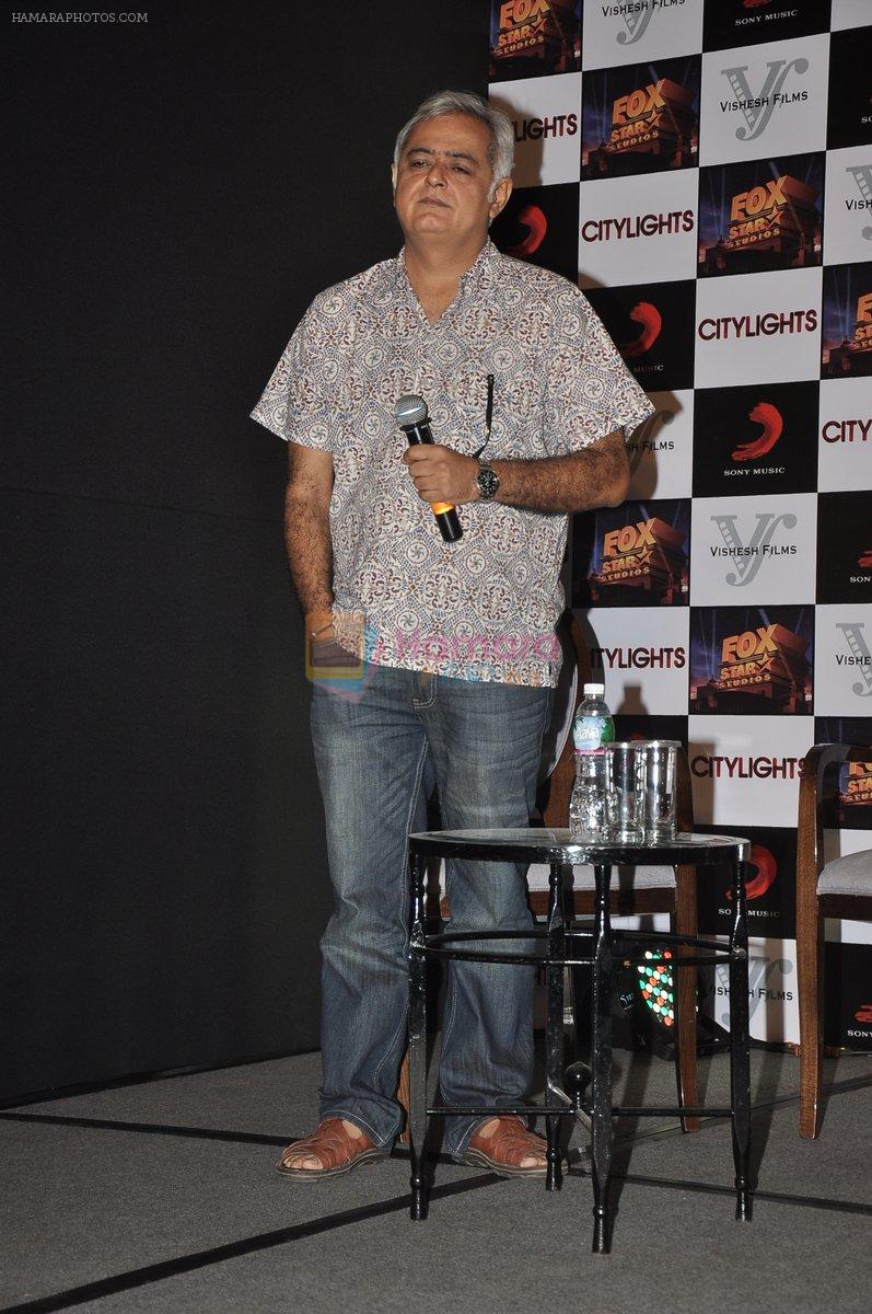 Hansal Mehta at the Press conference of movie Citylights in Mumbai on 5th May 2014