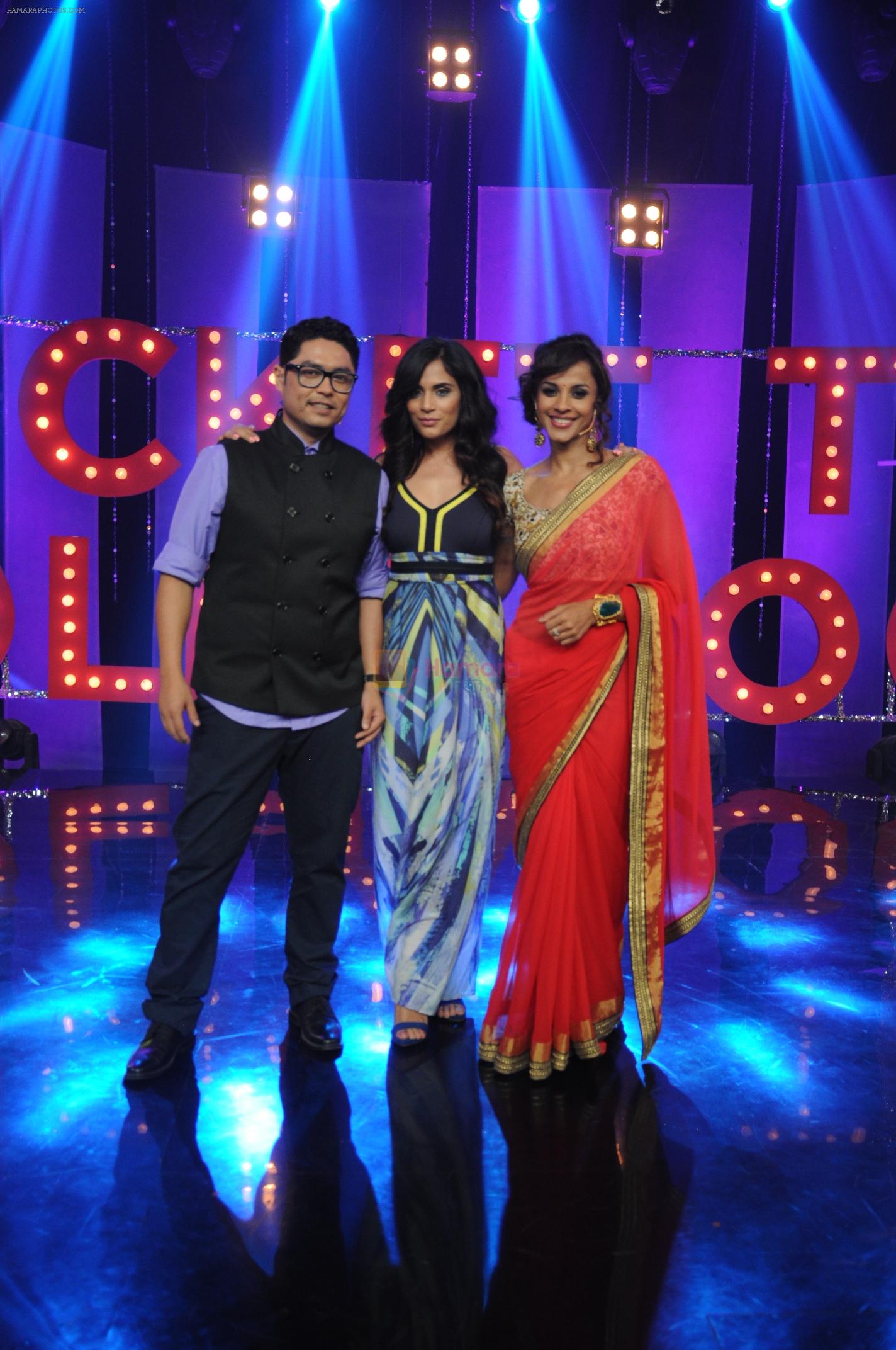 Richa Chadda on the sets of NDTV Prime's Ticket To Bollywood