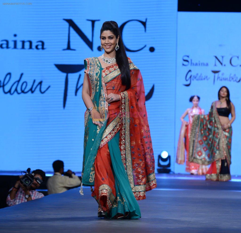 Sakshi Tanwar walks for Shaina NC at Pidilite CPAA Show in NSCI, Mumbai on 11th May 2014