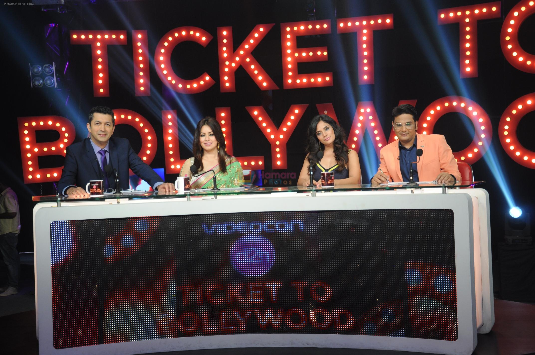 Richa Chadda on the sets of NDTV Prime's Ticket To Bollywood