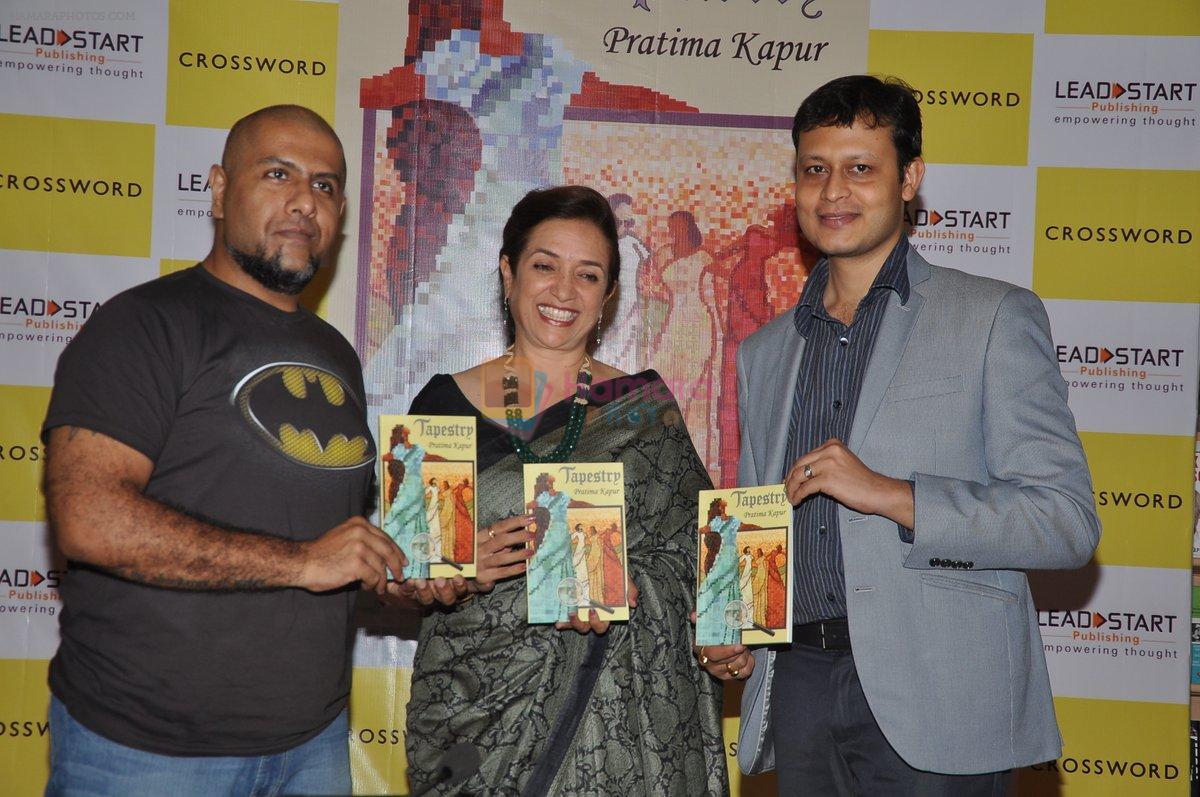 vishal dadlani at the launch of Pratima Kapur's Tapestry Book in Mumbai on 15th May 2014