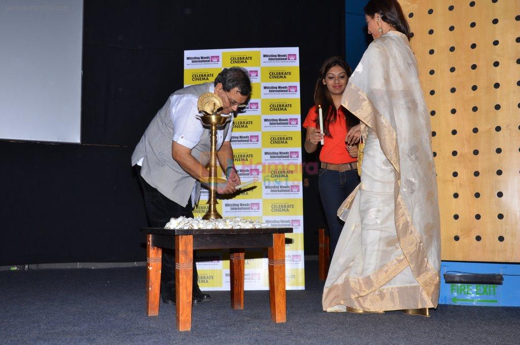 Rekha, Subhash Ghai at Whistling Woods celebrate Cinema in Filmcity, Mumbai on 17th May 2014