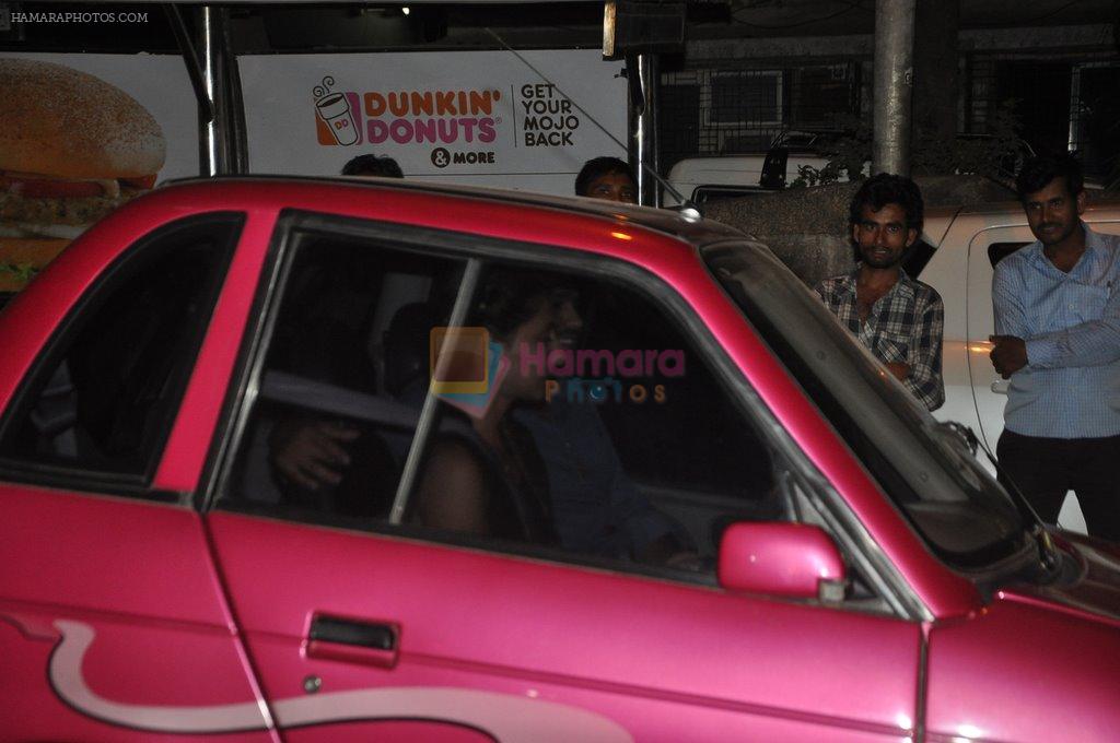 Anusha Dandekar snapped outside Pali Bhuvan in Bandra, Mumbai on 17th may 2014