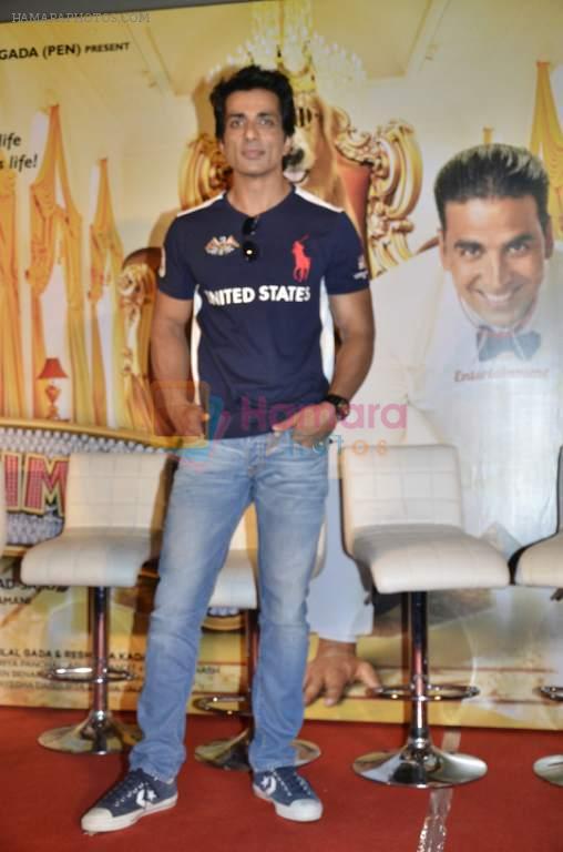 Sonu Sood at Akshay Kumar's film It's Entertainment trailor Launch in Mumbai on 19th May 2014