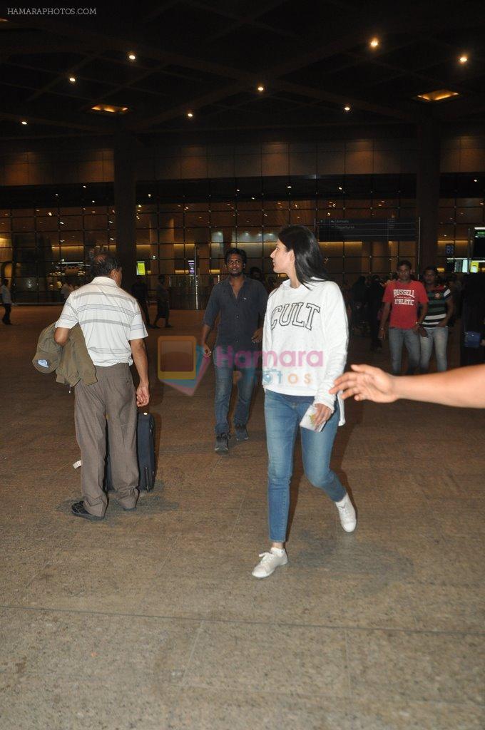 Katrina Kaif return from Abu Dhabi Bang Bang film pack up in Mumbai on 19th May 2014