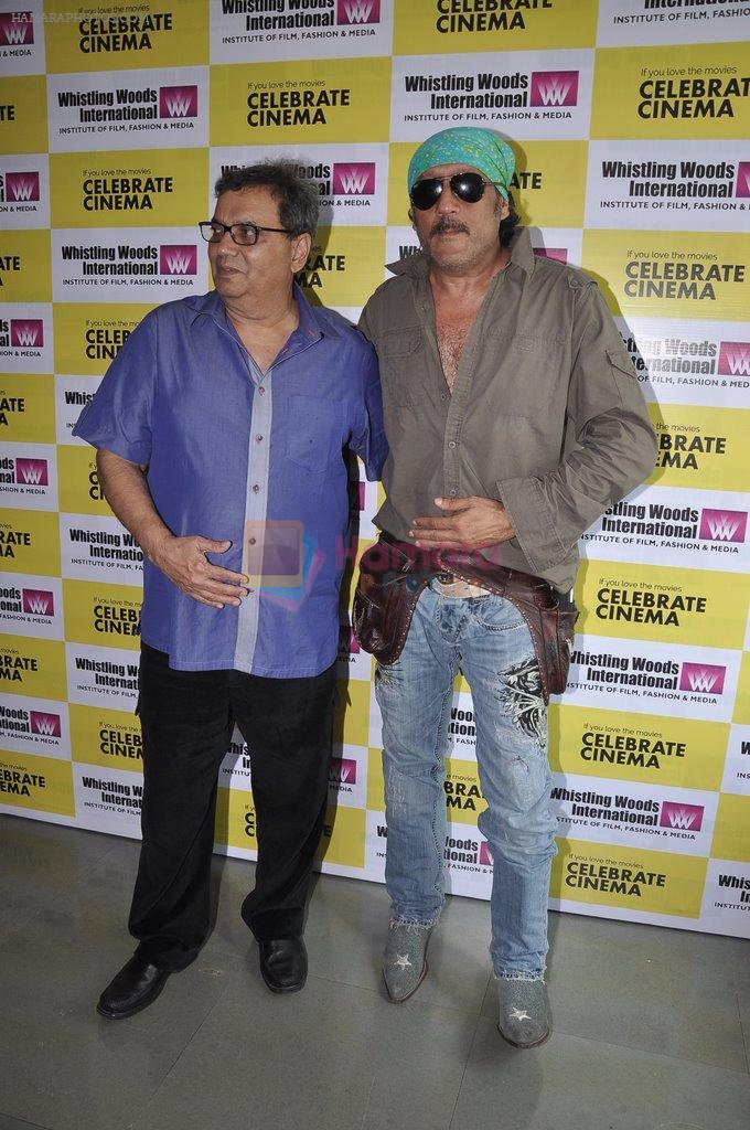 Jackie Shroff, Subhash Ghai  at Whistling Woods Cinema Celebrates in Mumbai on 19th May 2014