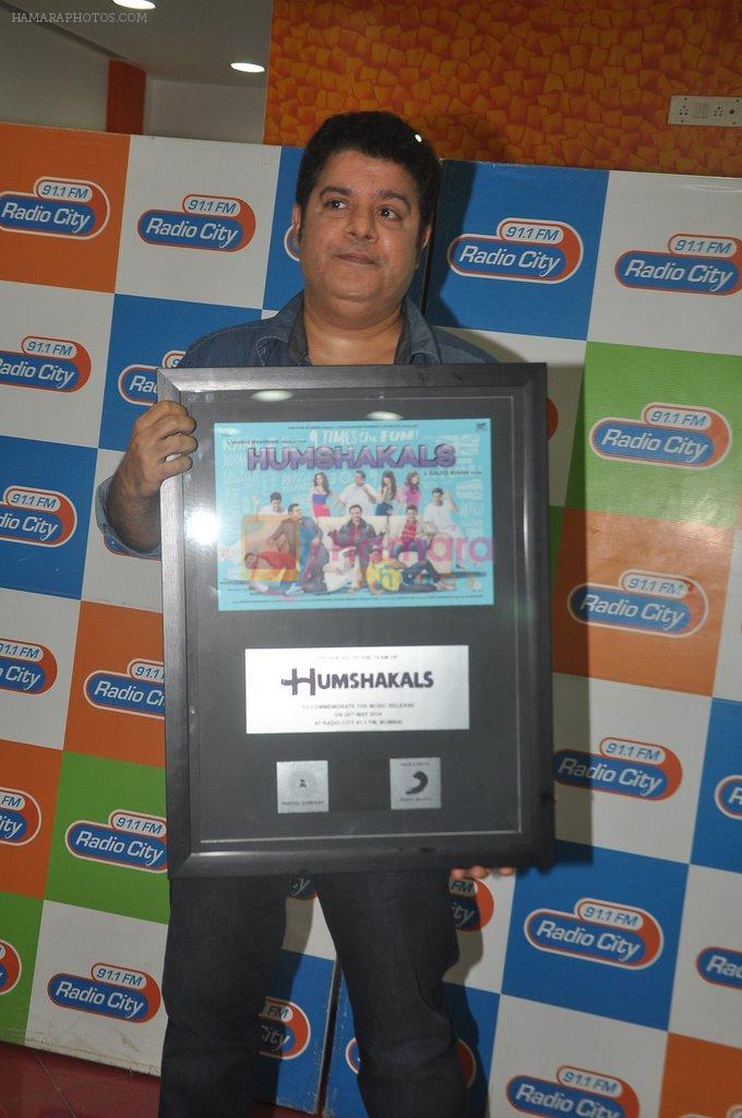 Sajid Khan at Humshakals music launch in Radio City, Mumbai on 20th May 2014