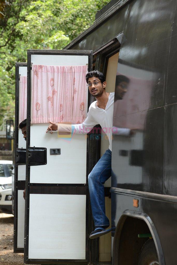 Prateik Babbar on the sets of bilingual film by Aroni Taukhon in Mumbai on 20th May 2014