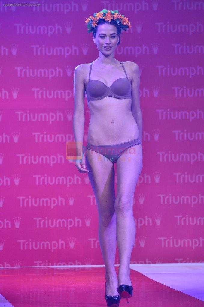 at Triumph Lingerie show in Hyatt Regency, Mumbai on 21st May 2014