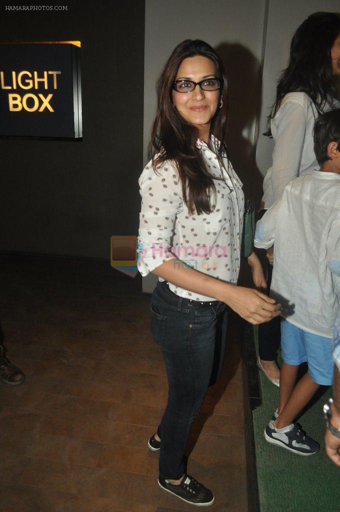 Sonali bendre at X Men screening in Light Box, Mumbai on 23rd May 2014