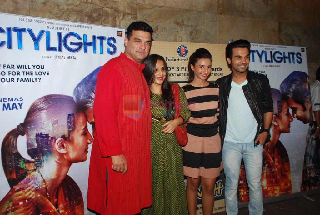 Vidya Balan, Siddharth Roy Kapur, Raj Kumar Yadav, Patralekha at Citylight screening in Lightbox, Mumbai on 25th May 2014