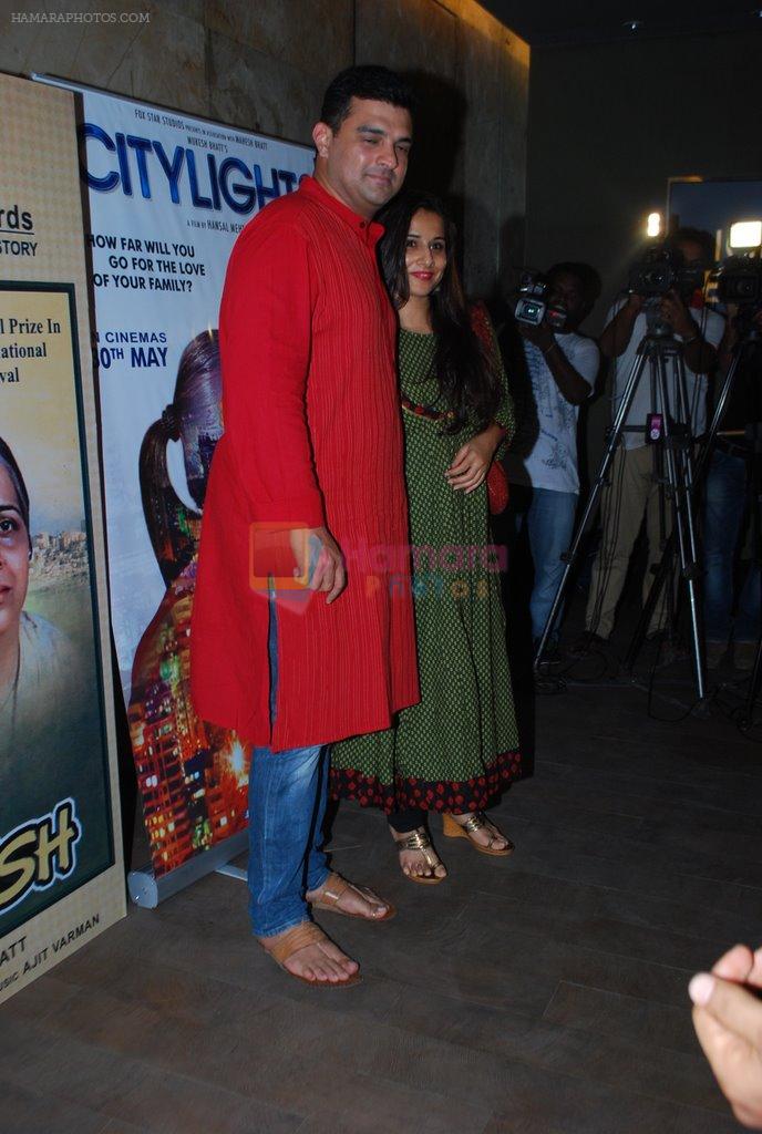 Vidya Balan, Siddharth Roy Kapur at Citylight screening in Lightbox, Mumbai on 25th May 2014
