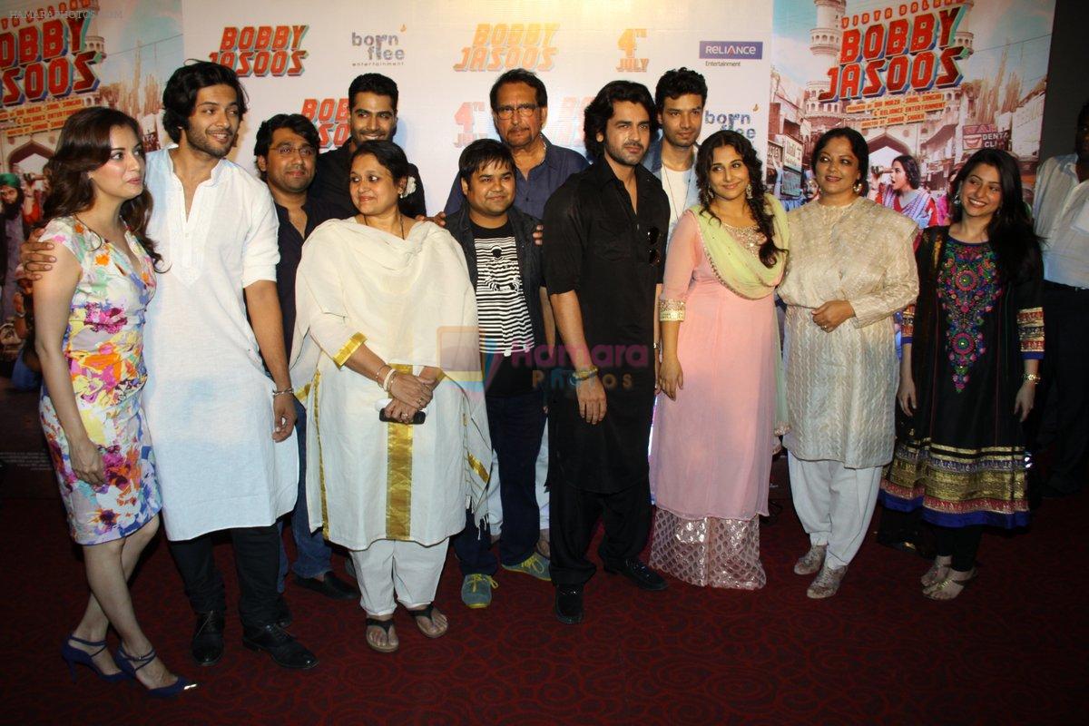 Vidya Balan, Dia Mirza, Arjan Bajwa, Ali Fazal, Tanvi Azmi , Kiran Kumar, Supriya Pathak at Launch of Bobby Jasoos by Vidya Balan in PVR, Juhu on 27th May 2014