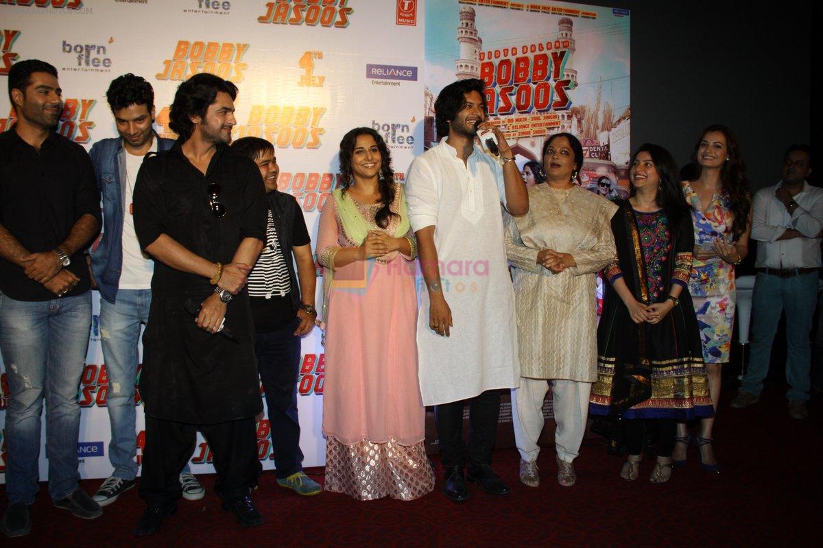 Vidya Balan, Dia Mirza, Arjan Bajwa, Ali Fazal, Tanvi Azmi at Launch of Bobby Jasoos by Vidya Balan in PVR, Juhu on 27th May 2014