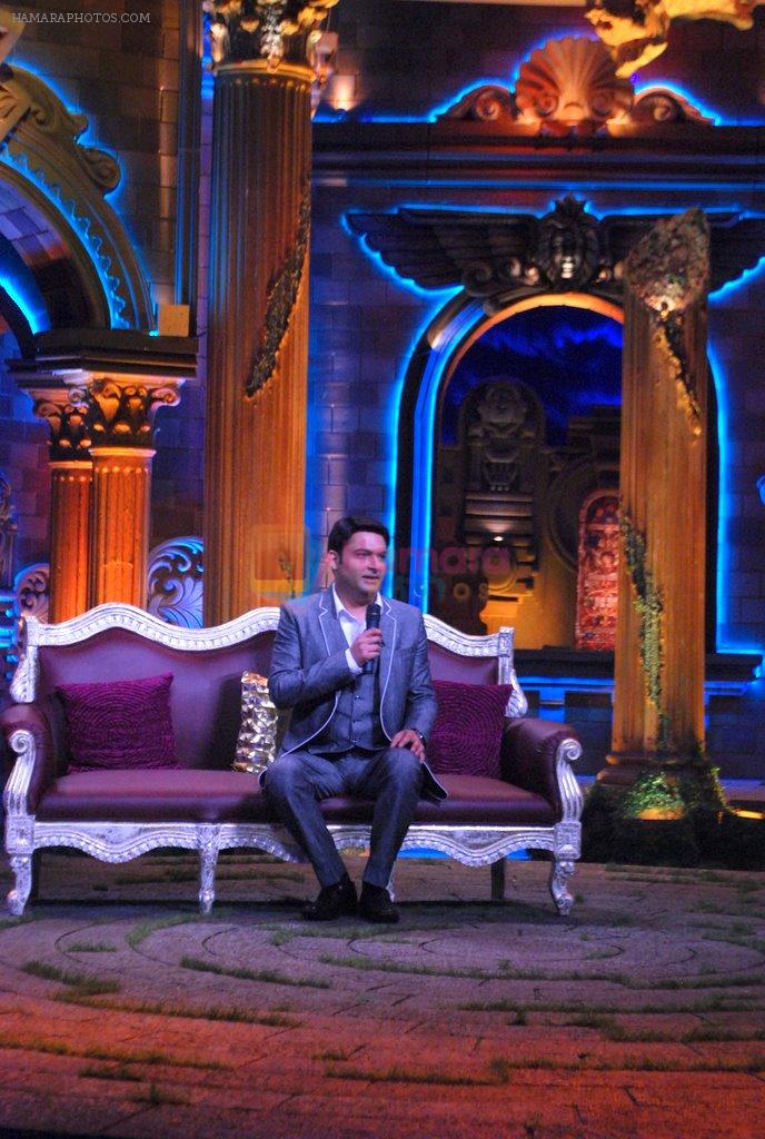 Kapil Sharma on the sets of Sony's new show The Anupam Kher show in Yashraj, Mumbai on 28th May 2014