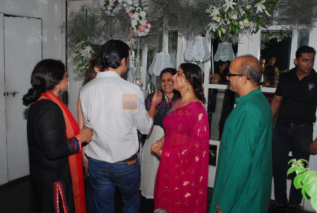 Dia Mirza, Vidya Balan, Tanvi Azmi, Supriya Pathak, Sahil Sangha at Shahid Kapoor's bash for dad Pankaj Kapur in Villa 69, Mumbai on 28th May 2014