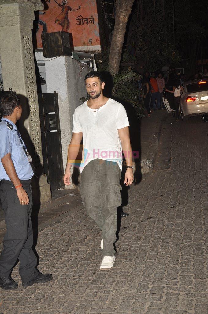 Arunoday Singh snapped outside Olive on 30th May 2014