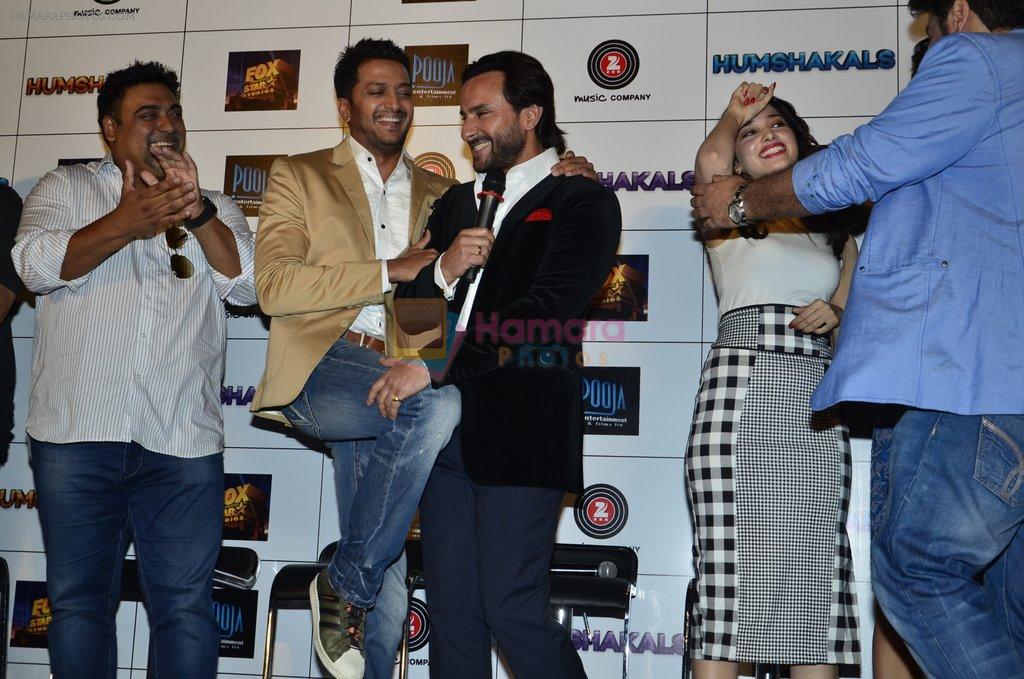 Tamannaah Bhatia, Riteish Deshmukh, Saif Ali Khan, Ram Kapoor at Humshakals Trailer Launch in Mumbai on 29th May 2014