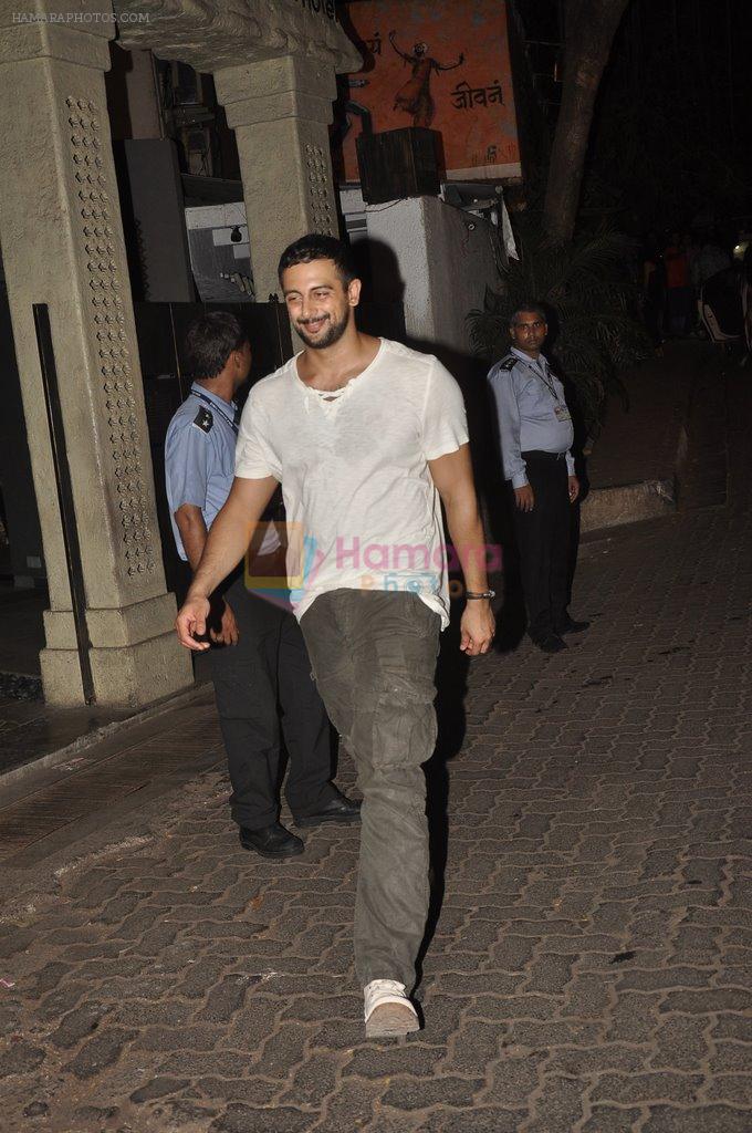 Arunoday Singh snapped outside Olive on 30th May 2014