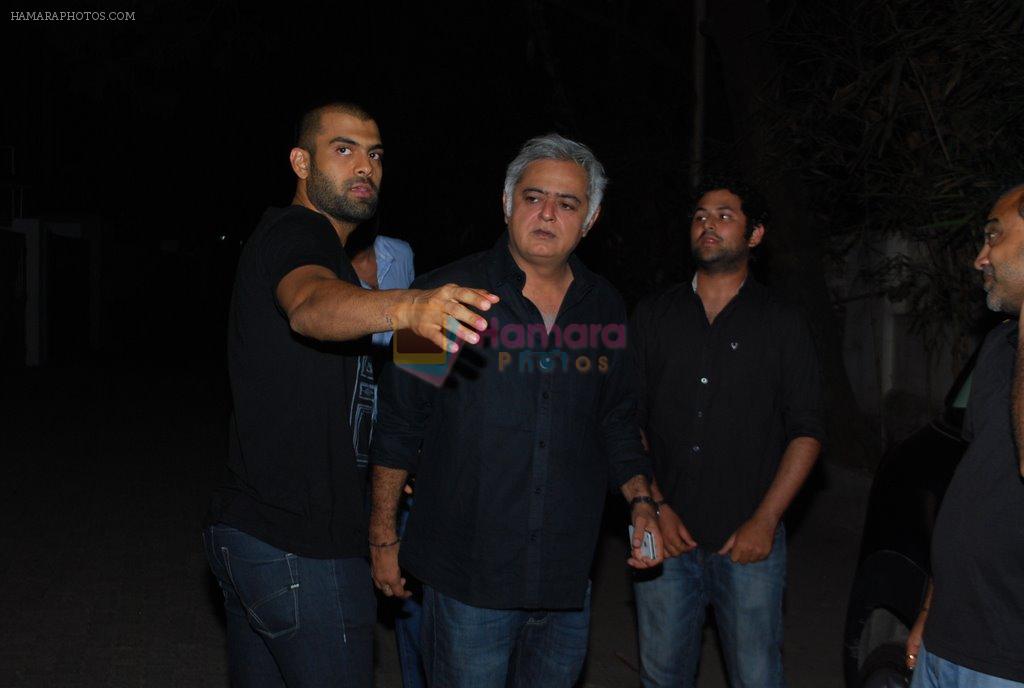 Hansal Mehta at Cityilights screening in Sunny Super Sound, Mumbai on 29th May 2014