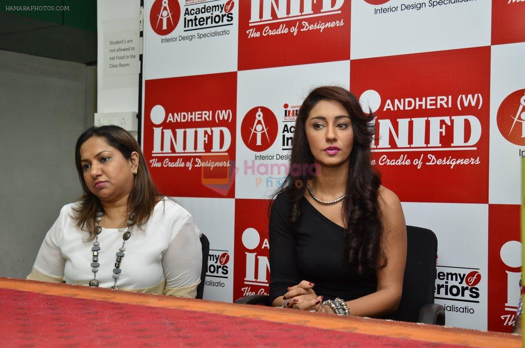 Mahek Chahal at launch of INIFD Academy of Interiors in Mumbai on 30th May 2014