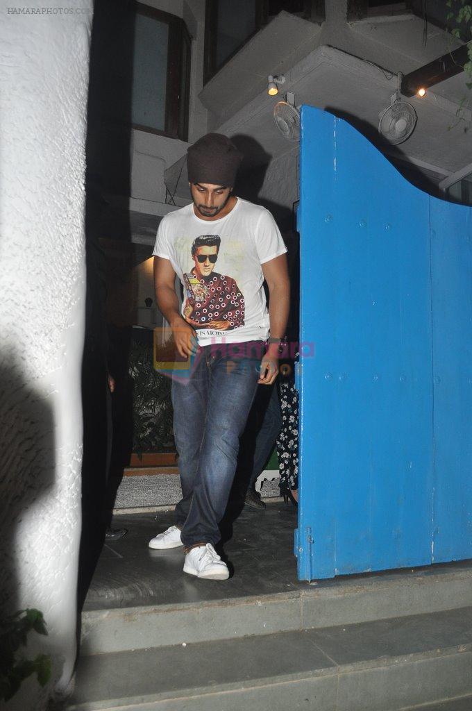 Arjun Kapoor at Olive on occasion of Sonakshi's bday in Olive, Bandra, Mumbai on 1st June 2014