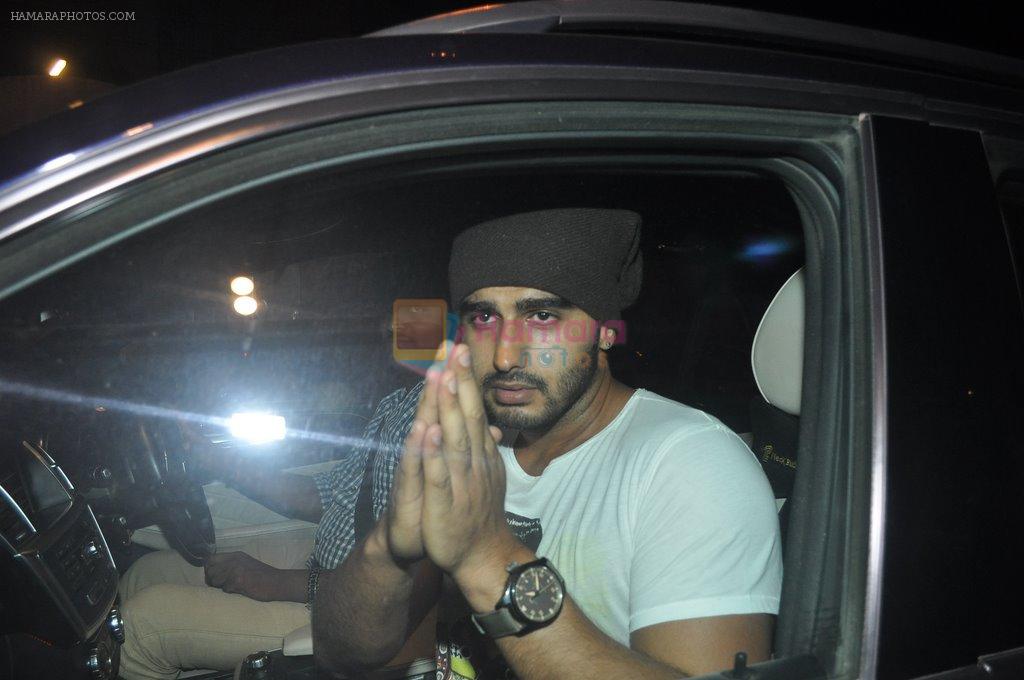 Arjun Kapoor at Olive on occasion of Sonakshi's bday in Olive, Bandra, Mumbai on 1st June 2014