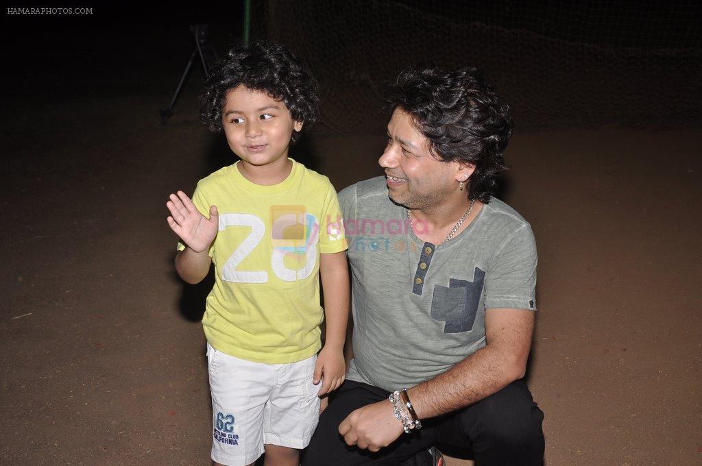 Kailash Kher at celebrity cricket match in Juhu, Mumbai on 6th June 2014