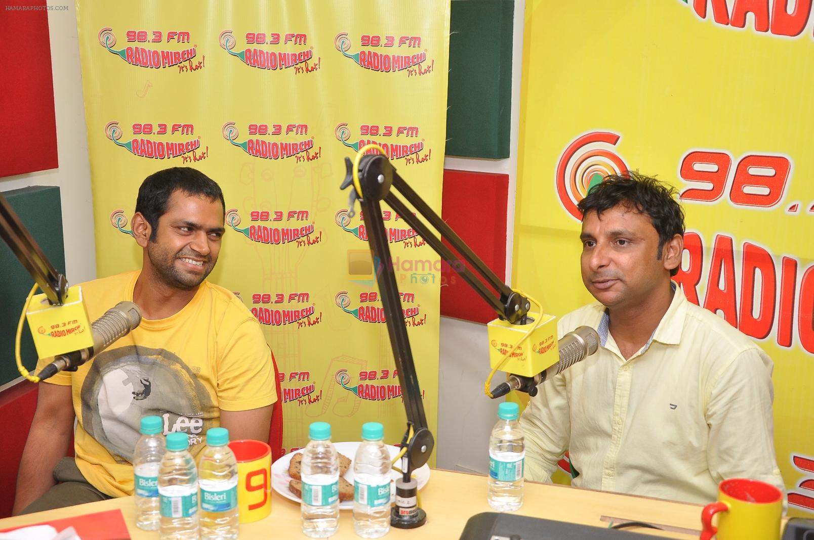 Sharib Hashmi and Inaamulhaq at Radio Mirchi studio for promotion of Filmistaan