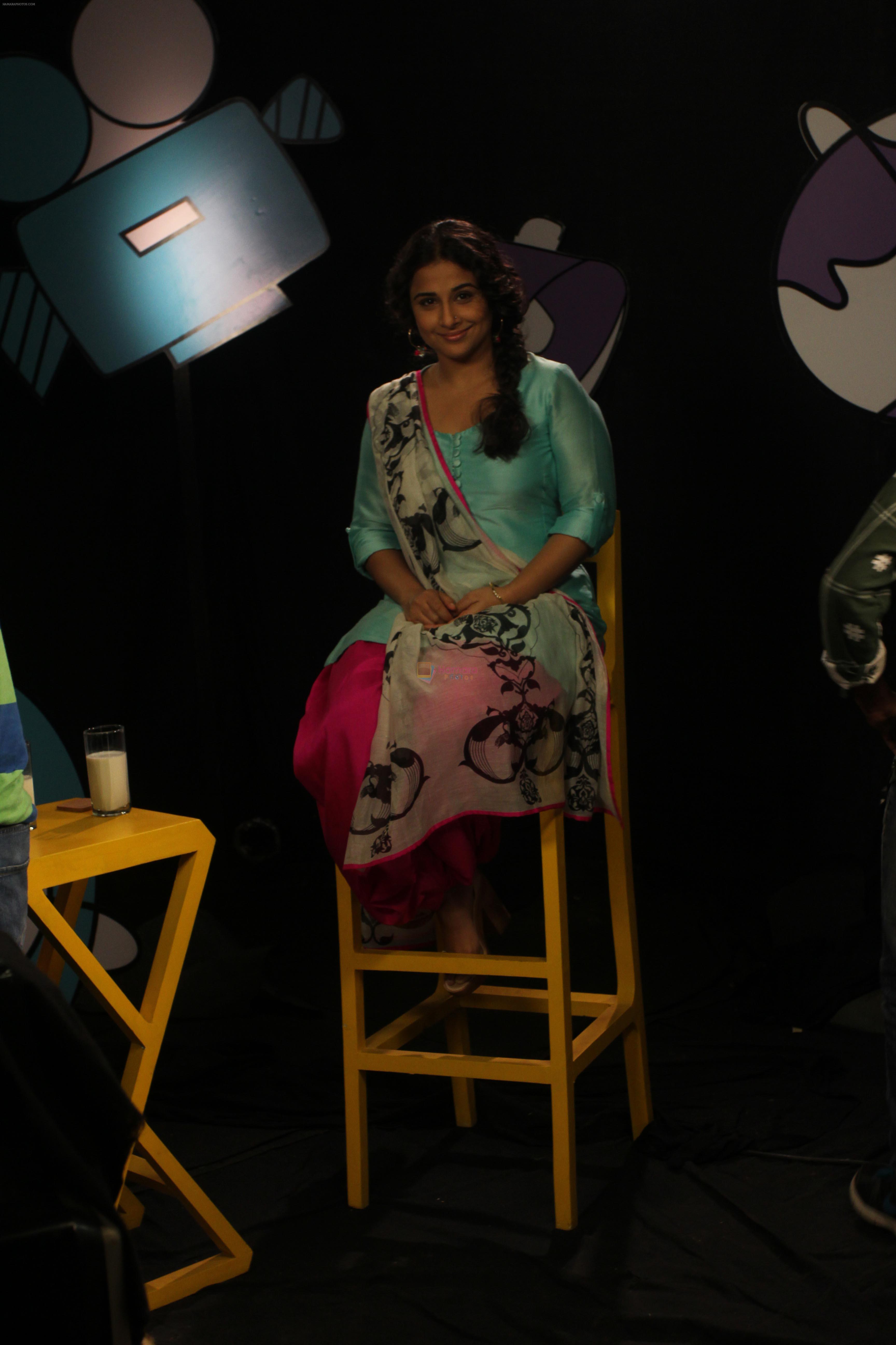Vidya Balan on location of Disney talk Show