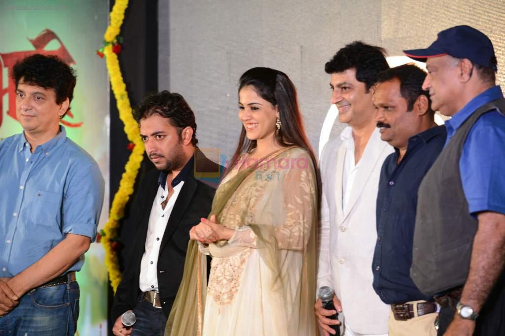 Pregnant Genelia Deshmukh at lay bhari film launch in Mumbai on 8th June 2014