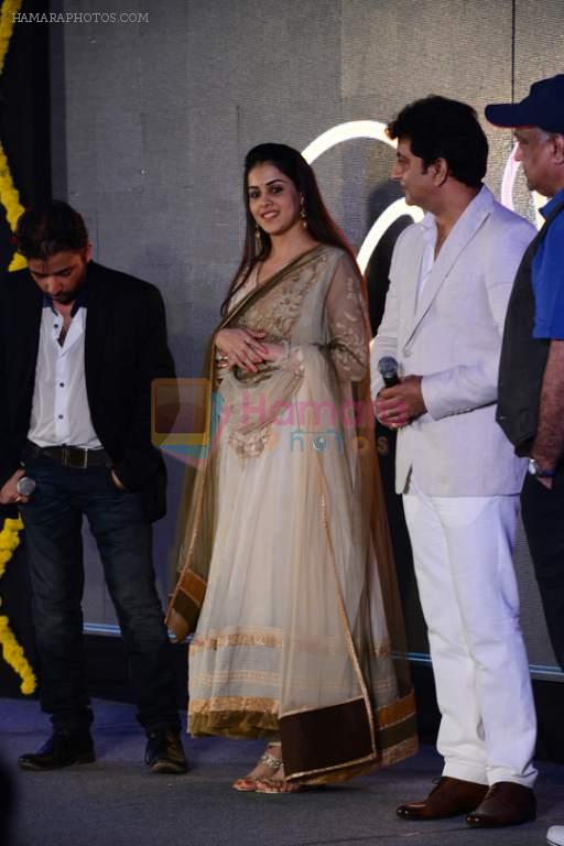 Pregnant Genelia Deshmukh at lay bhari film launch in Mumbai on 8th June 2014