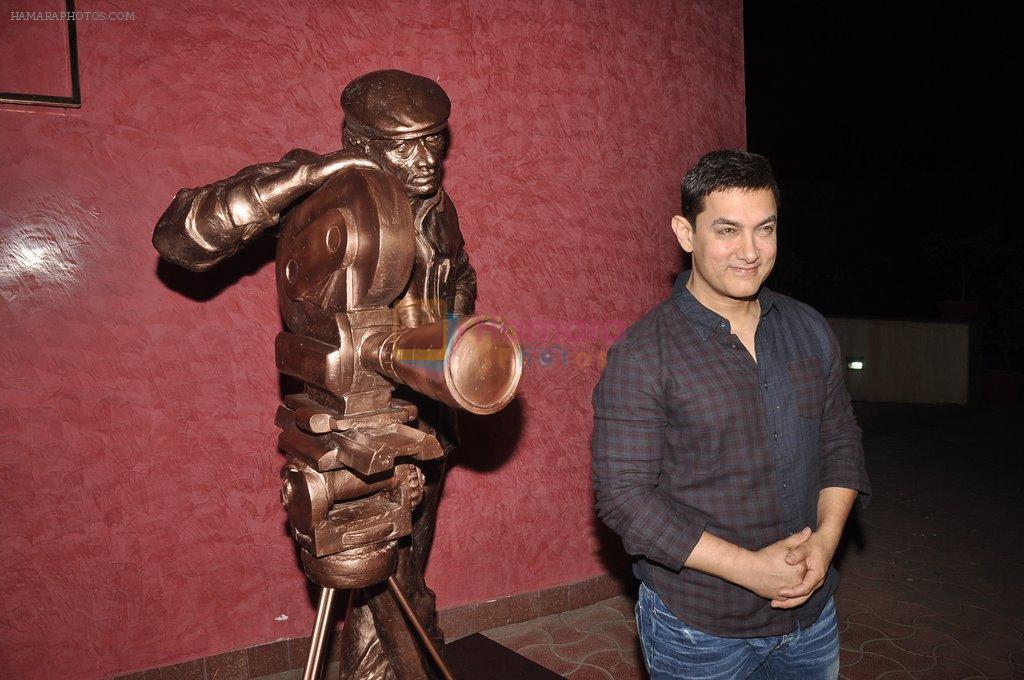 Aamir Khan unreleased film launch in Yashraj, Mumbai on 8th June 2014
