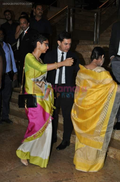 Aamir Khan, Kiran Rao at the Launch of Dilip Kumar's biography The Substance and The Shadow in Grand Hyatt, Mumbai on 9th June 2014