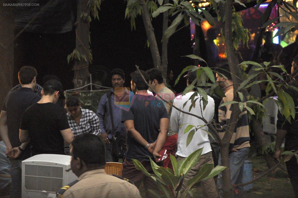 Salman Khan snapped at Mehboob on 9th June 2014