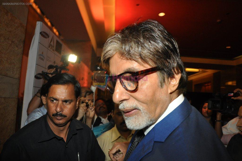Amitabh bachchan at the Launch of Dilip Kumar's biography The Substance and The Shadow in Grand Hyatt, Mumbai on 9th June 2014