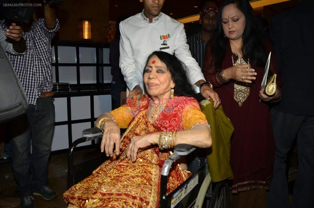 Sitara Devi at the Launch of Dilip Kumar's biography The Substance and The Shadow in Grand Hyatt, Mumbai on 9th June 2014